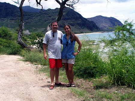 Mike and Kim in Hawaii