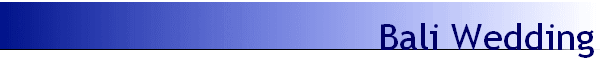 Bali Wedding